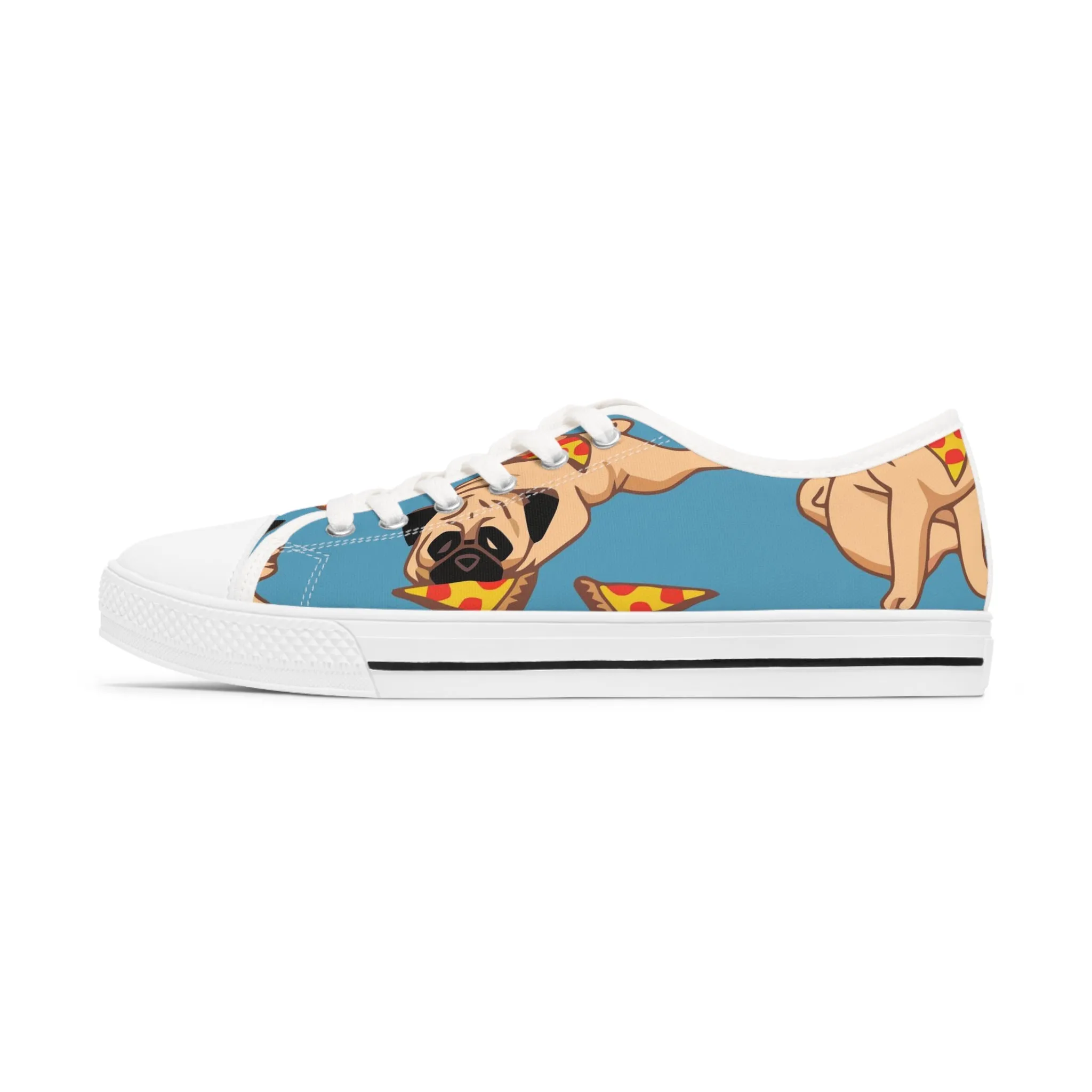 Sneakers - Low Top - Pug & Pizza
