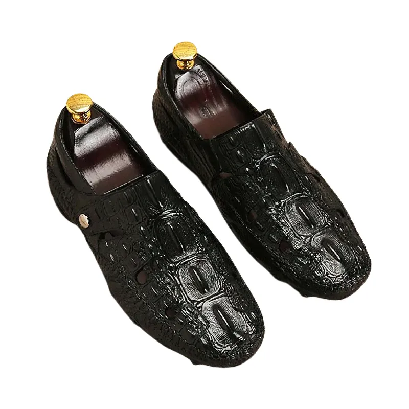 Stylish Men's Moccasins Of Genuine Leather / Casual Cool Footwear