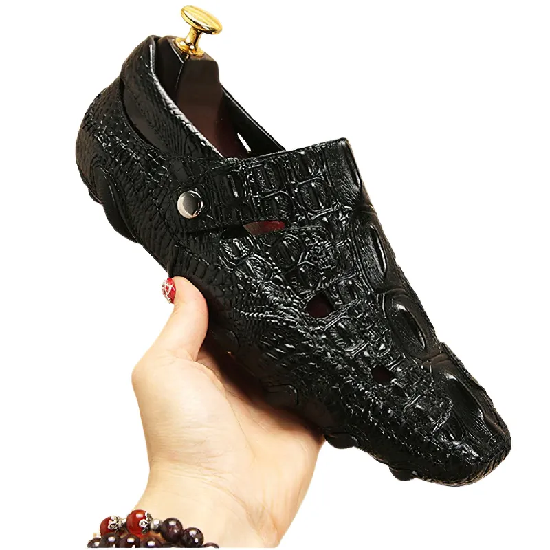 Stylish Men's Moccasins Of Genuine Leather / Casual Cool Footwear