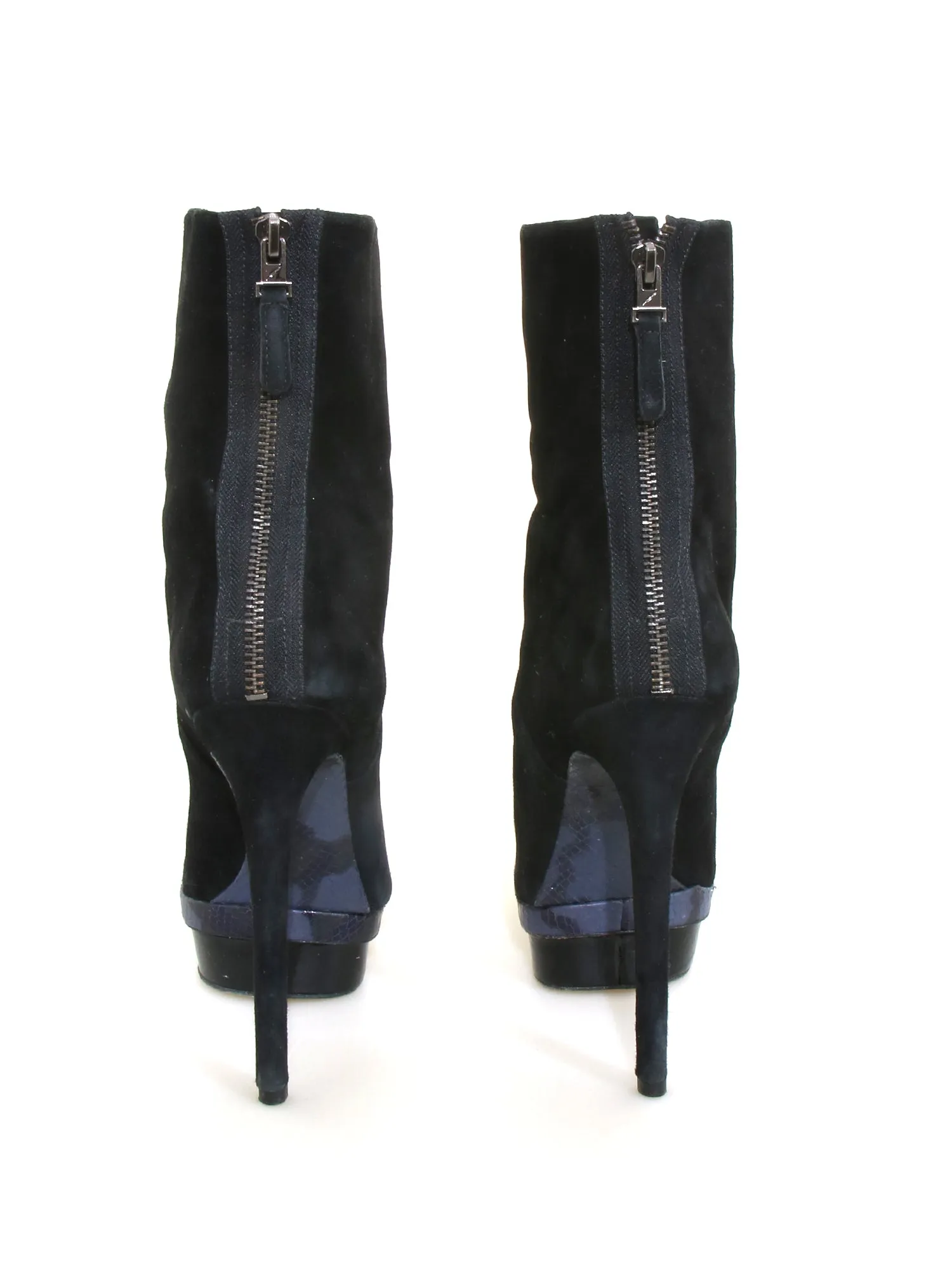 Suede Platform Boots