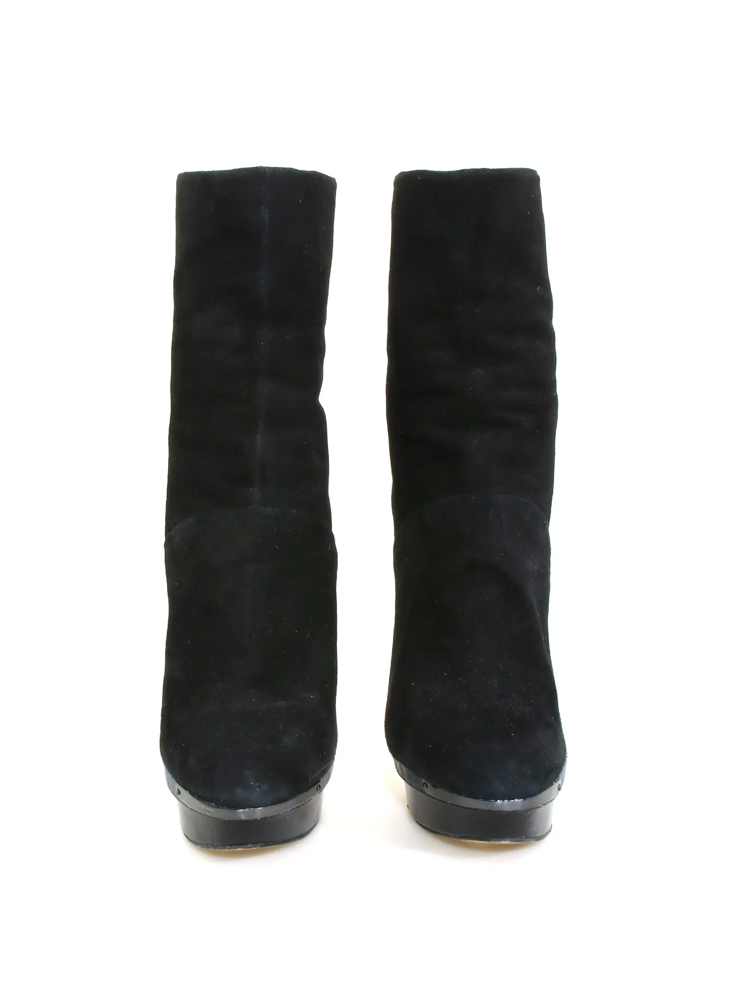 Suede Platform Boots