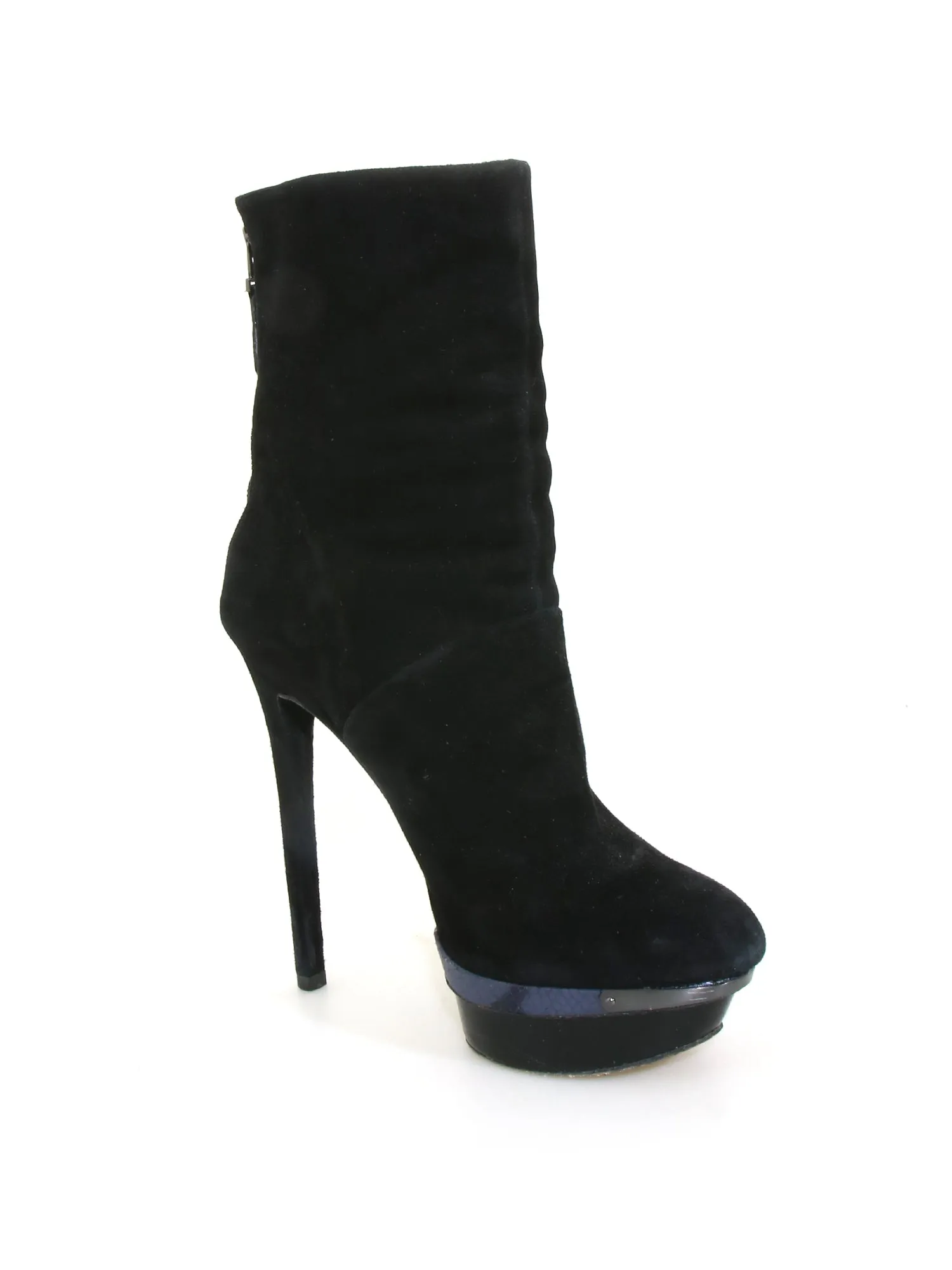 Suede Platform Boots