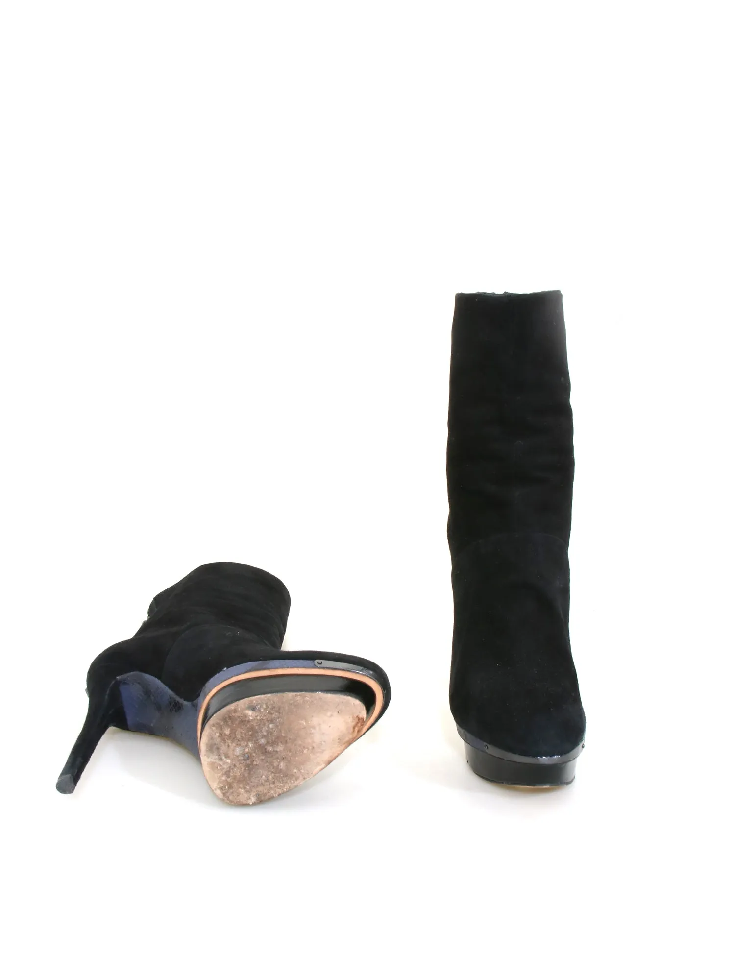Suede Platform Boots