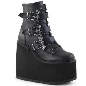 SWING-103 Black Vegan Leather