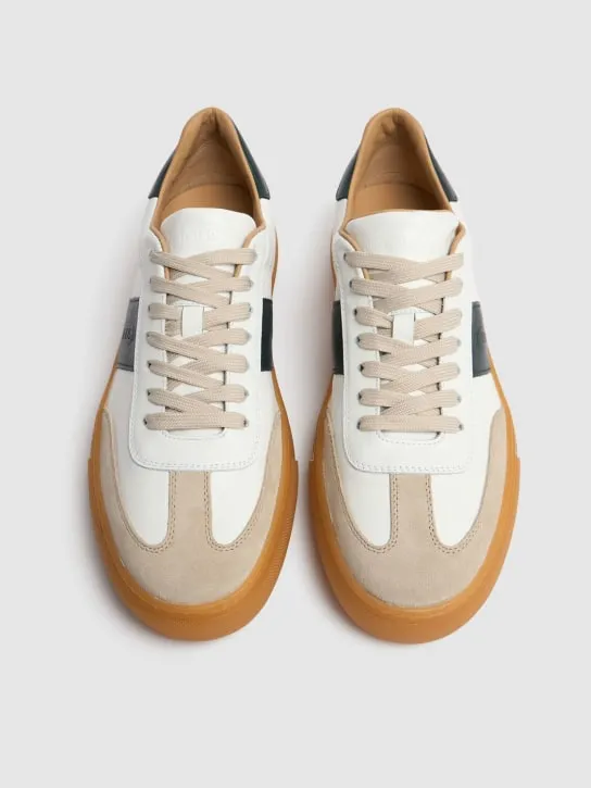 Tod&#x27;s   Suede &amp; leather low top sneakers 