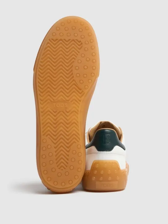Tod&#x27;s   Suede &amp; leather low top sneakers 
