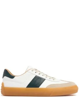 Tod&#x27;s   Suede &amp; leather low top sneakers 