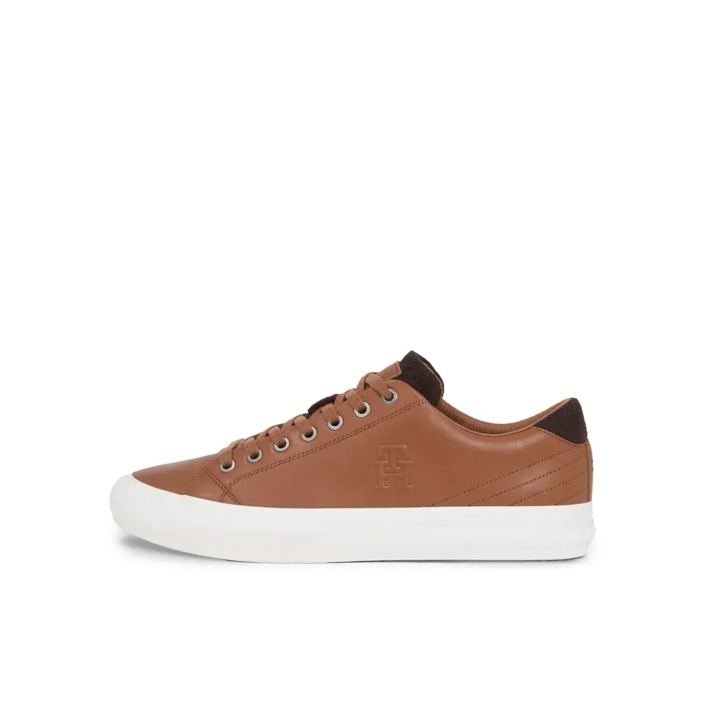Tommy Hilfiger Th Hi Vulc Street Low Lth Prem Sneakers Men FM0FM04818-TAN
