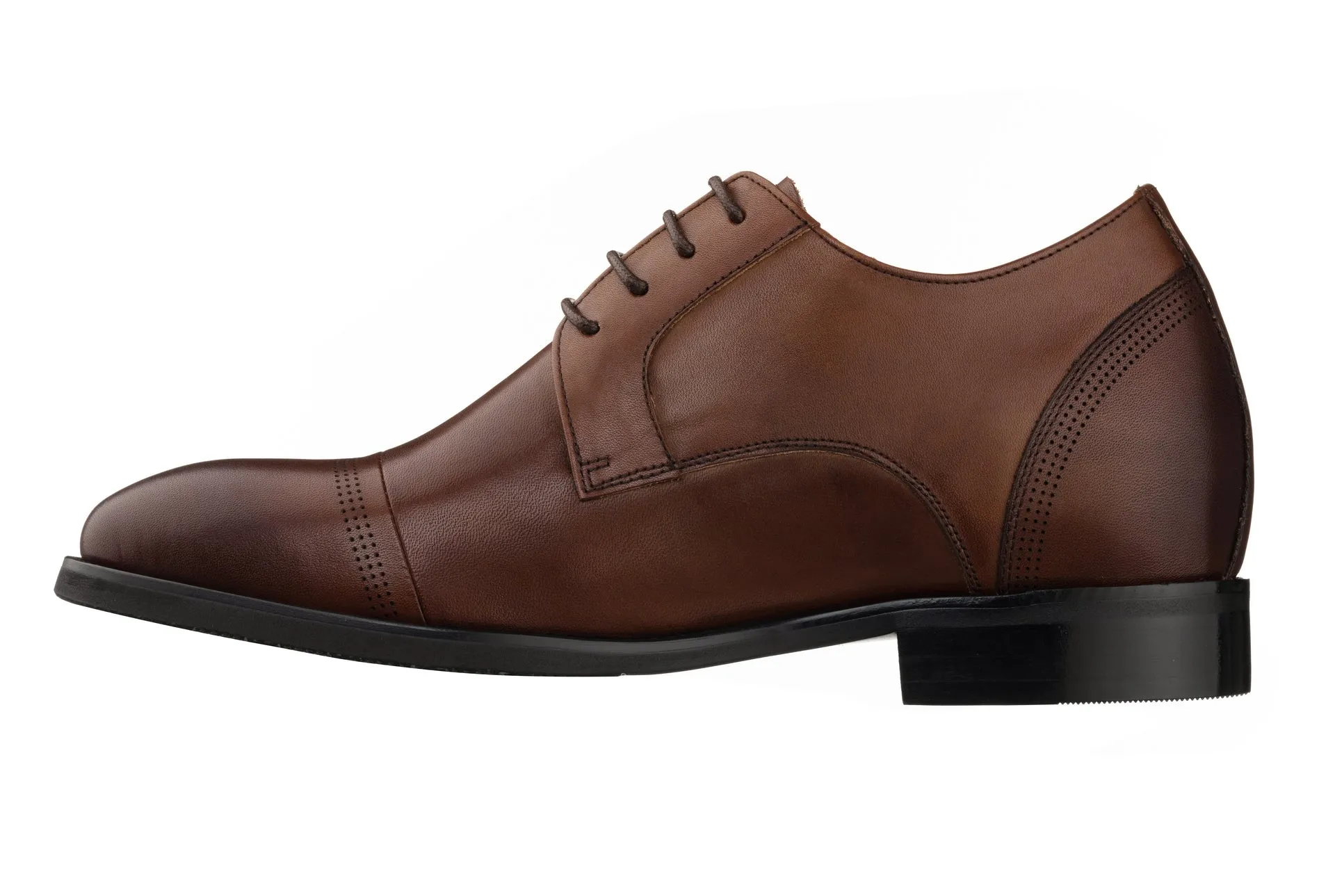 TOTO - K9278 - 2.8 Inches Taller (Dark Brown) - Dress Oxford