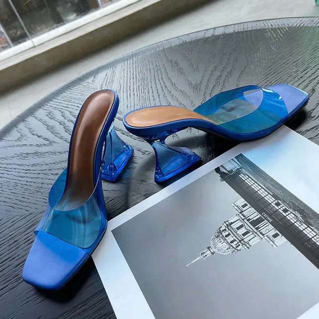 Transparent High Heel Sandals