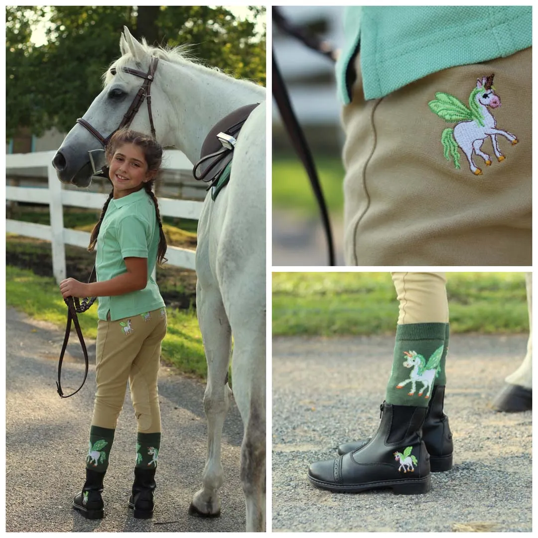 TuffRider Children's Unicorn Starter Front Zip Paddock Boots