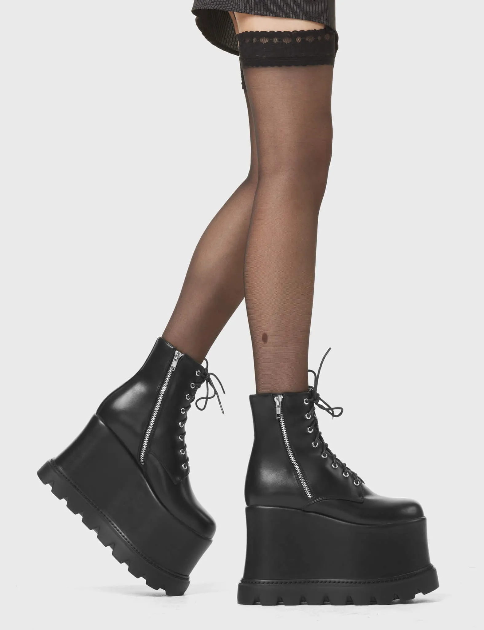 Up In Arms Chunky Platform Ankle Boots