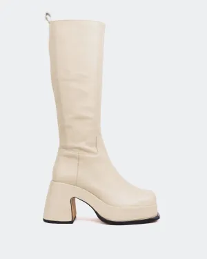 Valletta Off White Leather