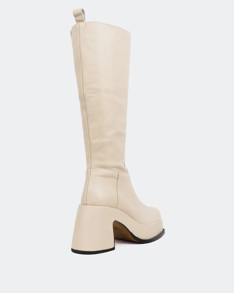 Valletta Off White Leather