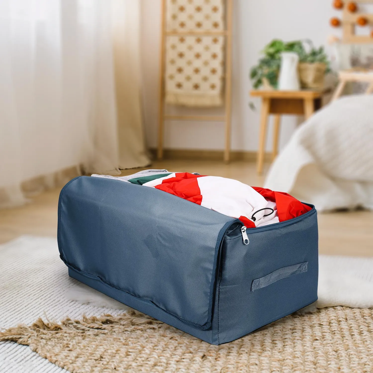 Vinsani 1pk storage bags medium blue 1010293