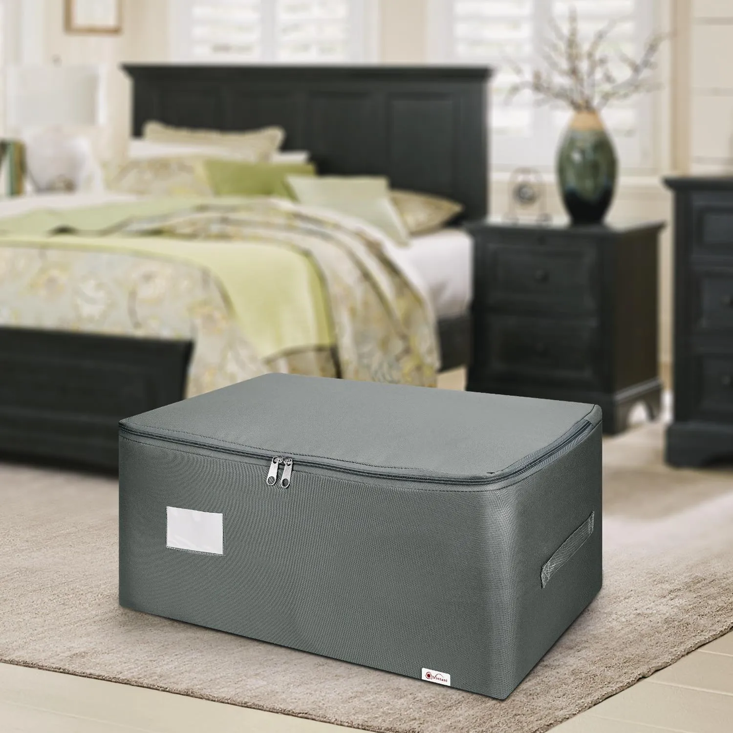 Vinsani 1pk storage bags medium dgrey 1010291