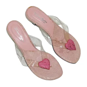 VINTAGE Norman Kaplan Heart Heeled Sandals