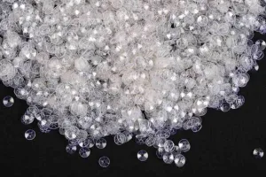 White Transparent Bowl Plastic Sequins