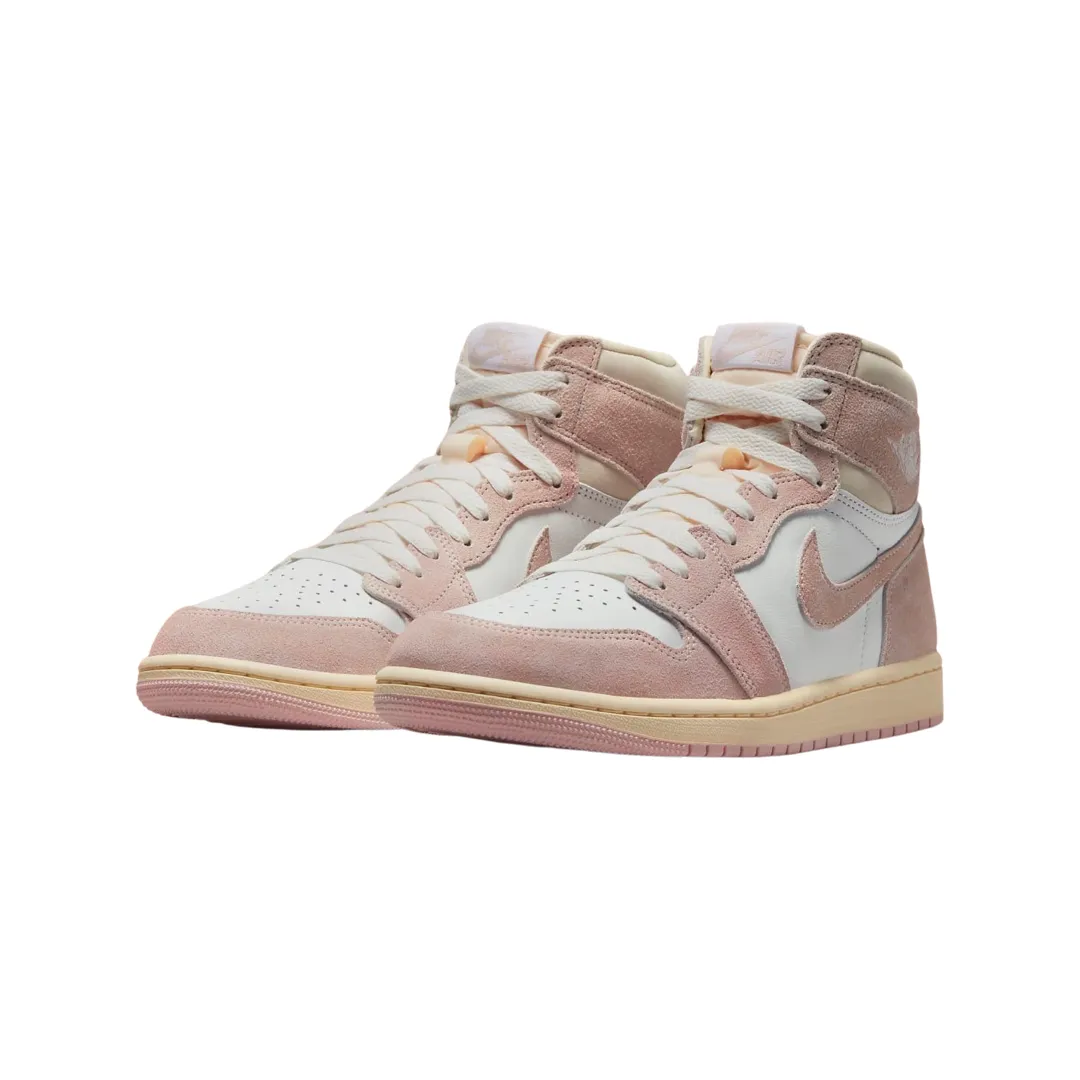 Women's Air Jordan 1 Retro Hi OG Washed Pink Atmosphere White Muslin Sail