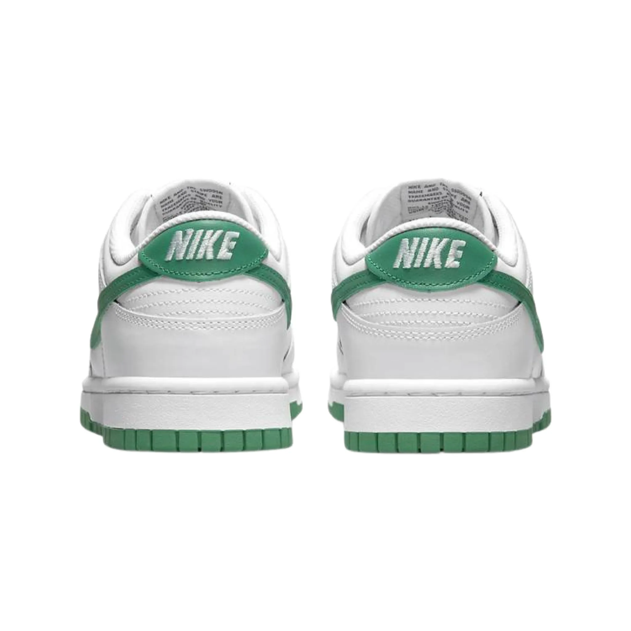 Women's Dunk Low White Green Noise