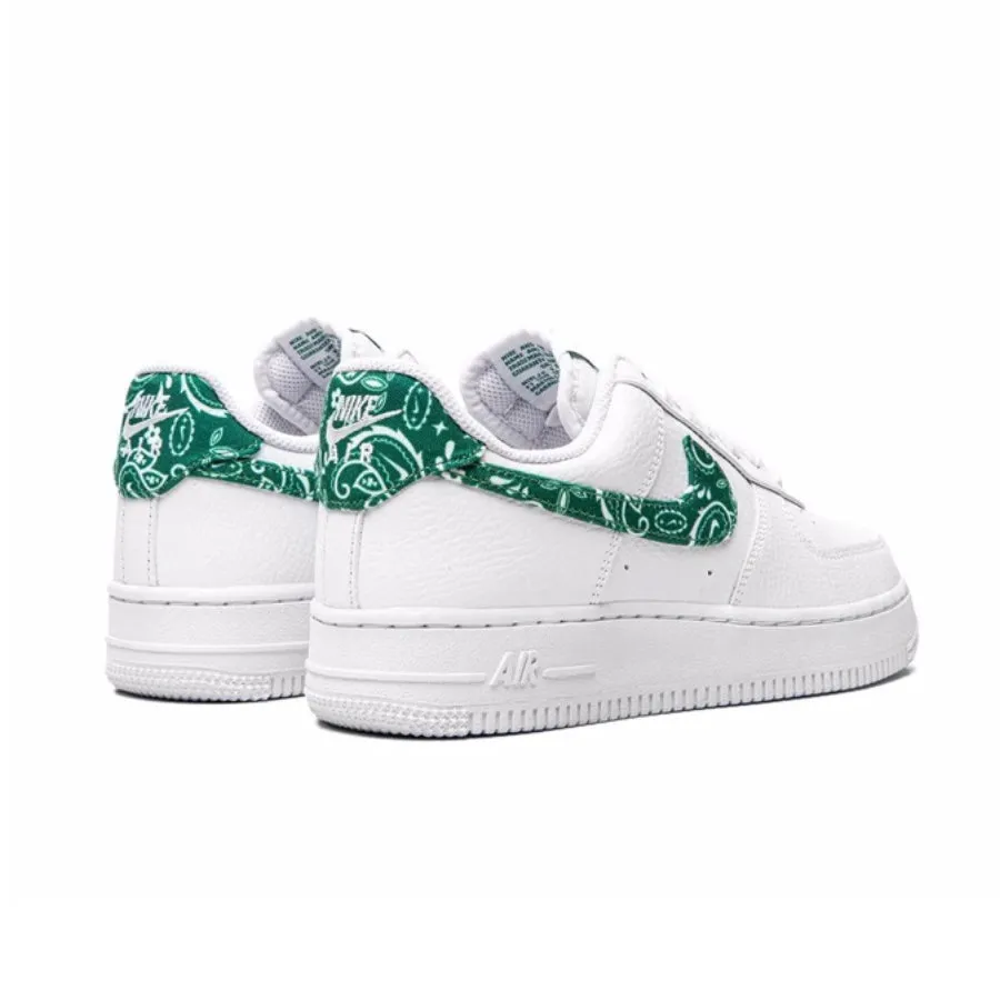 Women's Nike Air Force 1 Low 07' Essential White Green Paisley