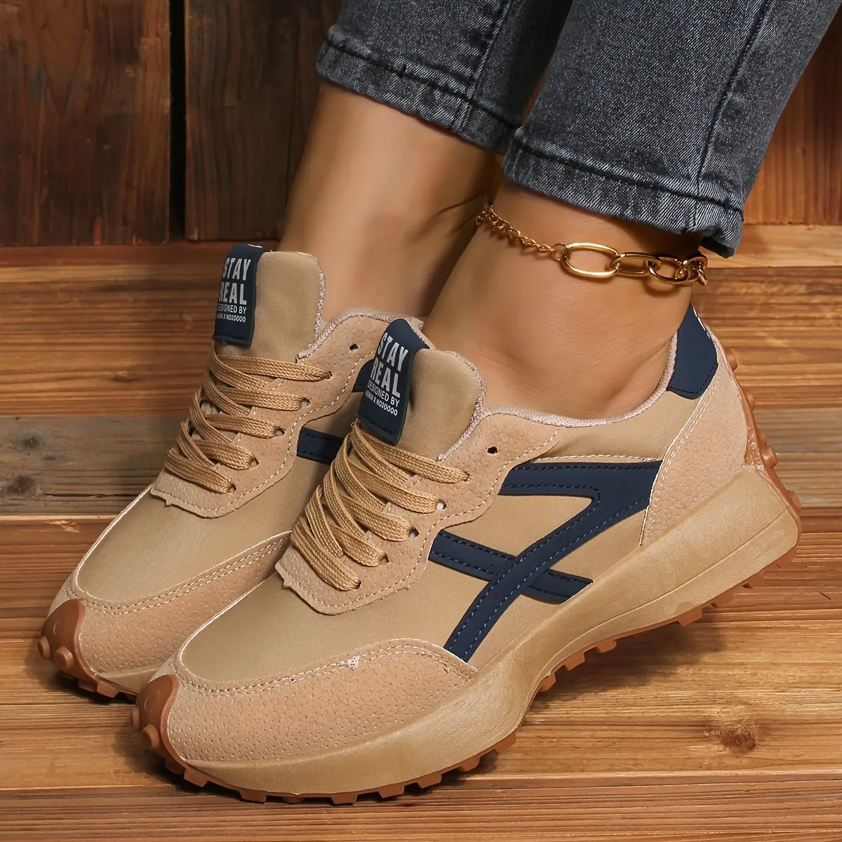 Women's Top Comfort Shoes - Breathable, Cushioned, Soft Lace-Up Design
