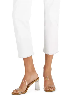 Women's Two-clear laer Sandals,Transparent