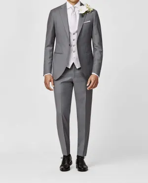 Zignone Grey S120 Merino Wool Sablé