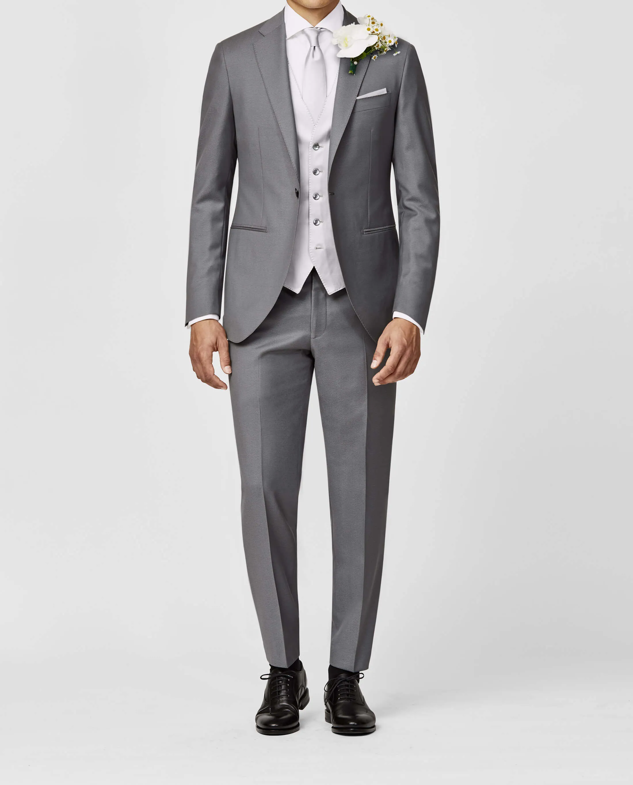 Zignone Grey S120 Merino Wool Sablé