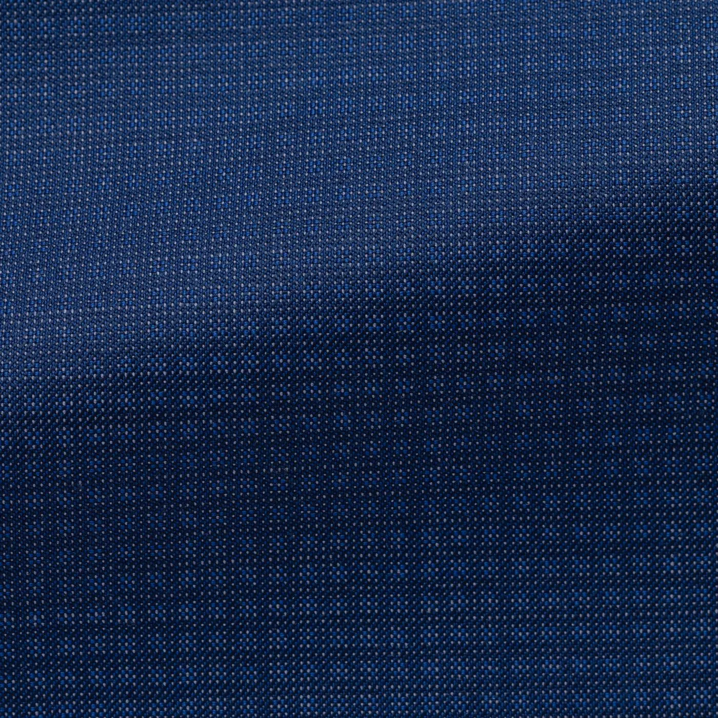 Zignone Royal Blue S100 Merino Wool Twill with Subtle Micro Check