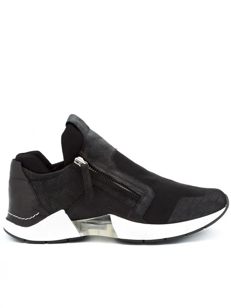 Zip-Up Sneaker (CA312A/436 BLACK)