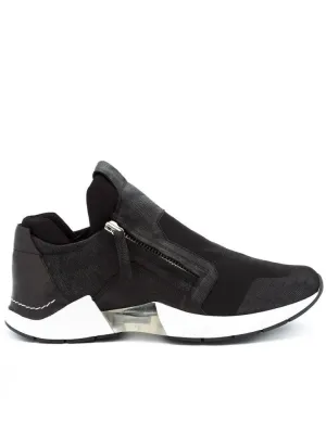 Zip-Up Sneaker (CA312A/436 BLACK)